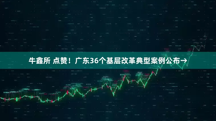 牛鑫所 点赞！广东36个基层改革典型案例公布→